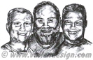 Triple Portrait (three people)